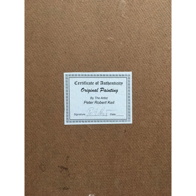 1980s Peter Keil Abstract Painting For Sale - Image 5 of 6