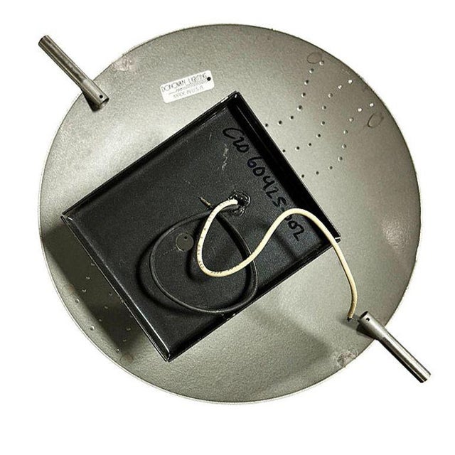 Postmodern 1980s "Metro 1800" Spun Aluminum Wall Sconce by Donovan Lighting, 2 Available For Sale - Image 3 of 5