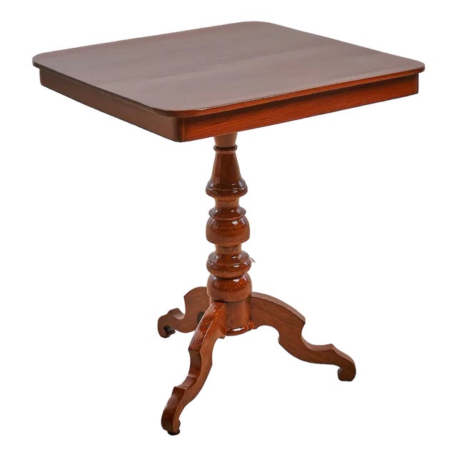 Table with Inlaid Lacquer Wax Finishing, 1800s For Sale