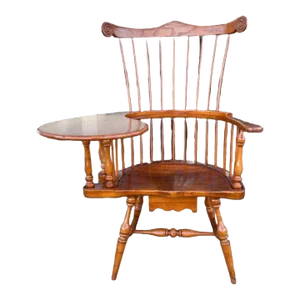 20th Century Colonial Revival, Windsor Writing Armchair