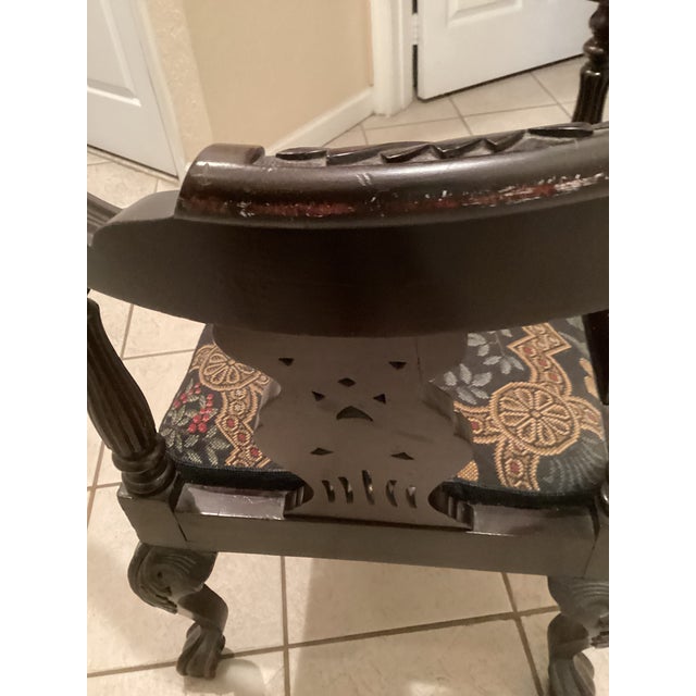 VIntage Corner Chair For Sale In Miami - Image 6 of 12