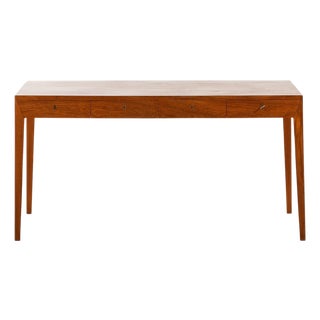 Freestanding Desk in Teak attributed to Severin Hansen, 1950s For Sale