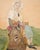 Ira Yeager Ira Yeager 20th C. Corfu Woman on Donkey Oil Canvas Painting 6 Ft For Sale - Image 4 of 18