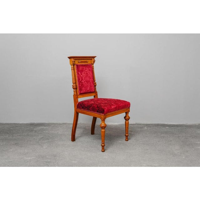 Item: Set of 4 chairs Period & Style: Gründerzeit - Late 19th century Features: - Elegant and practical furniture with...