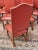 2000 - 2009 Vintage Louis XIII Style Chairs in Oak and Red Leather, Set of 8 For Sale - Image 5 of 11