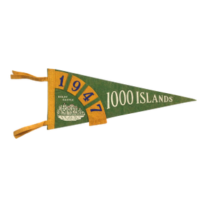 Circa 1947 1000 Islands Felt Pennant