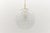 Gold Large Ball Pendant Lamp in Brass and Clear Glass, 1960s For Sale - Image 8 of 12