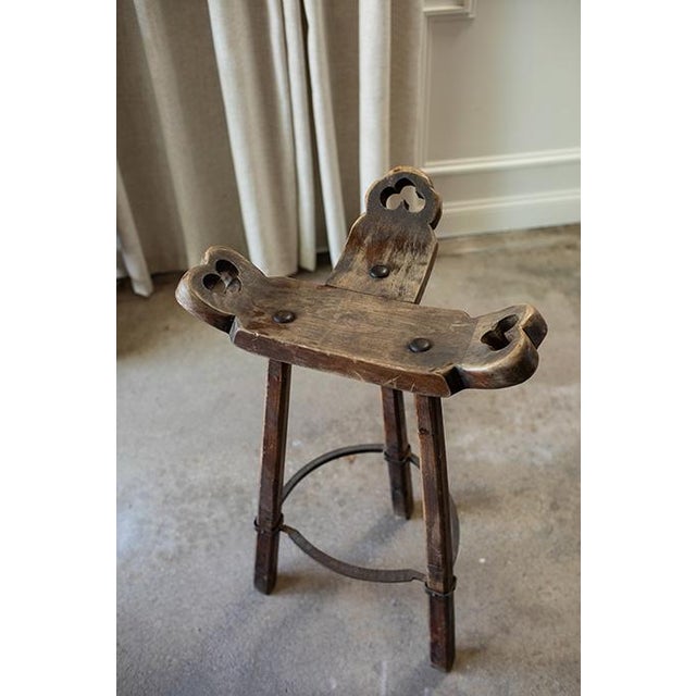 Vintage Mid-Century Spanish Brutalist Marbella Bar Stools, Set of 3 For Sale - Image 16 of 18