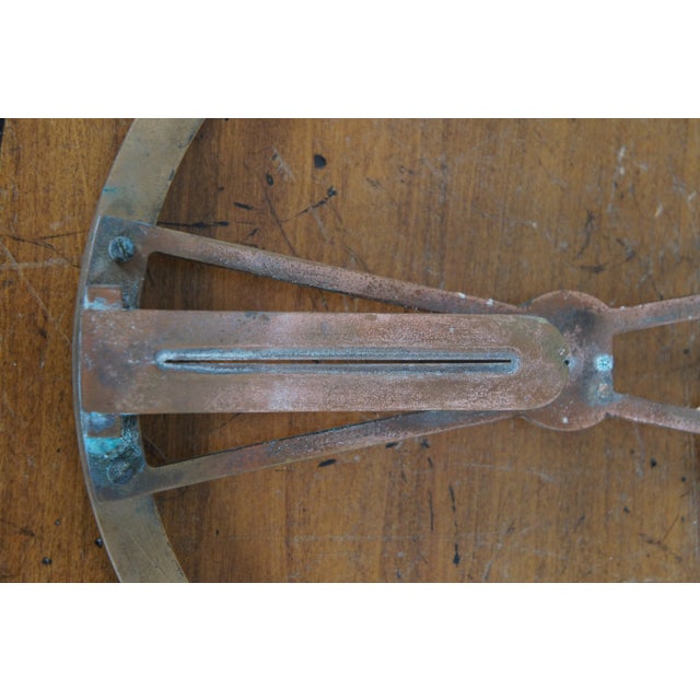 Brown Mid 20th Century Thomson System Azimuth Nautical Navigation Instrument Circle & Case For Sale - Image 8 of 12