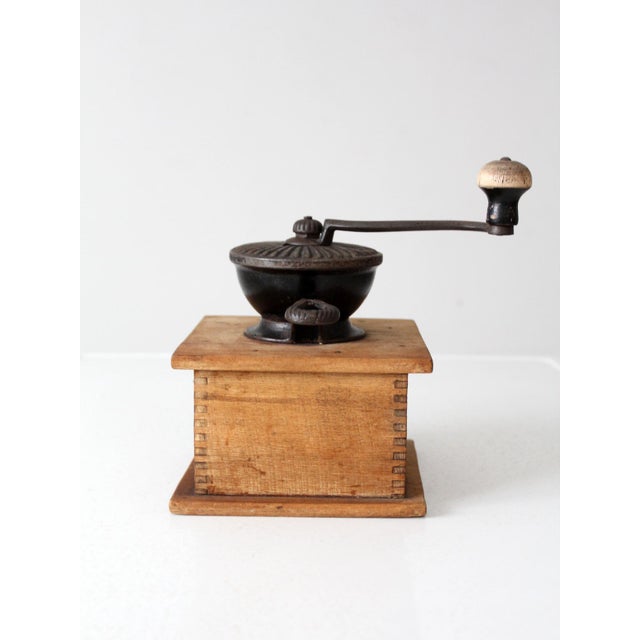 Farmhouse Antique Coffee Grinder For Sale - Image 3 of 10