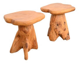 Example of Rustic Side Tables