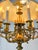 Hollywood Regency Mid 20th Century Neoclassical 10-Light Brass Candelabra Floor Lamps With Shades - a Pair For Sale - Image 3 of 17