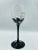 Onyx Late 20th Century Floral Wine Glasses From France- Set of 7 For Sale - Image 8 of 12