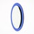 Italian Vintage Blue Glass Mirror For Sale - Image 4 of 9
