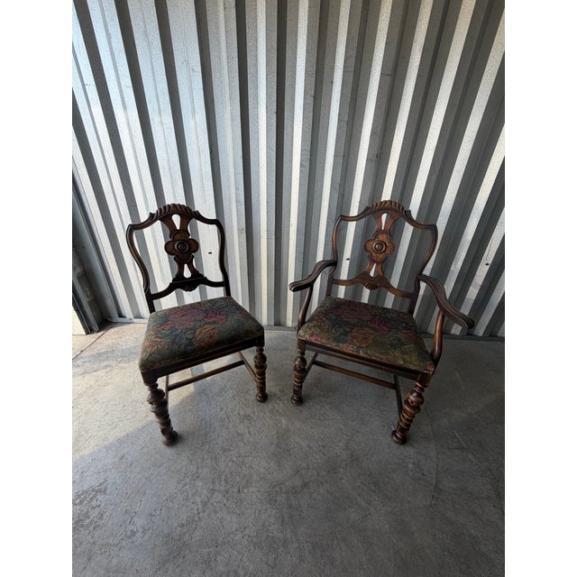 1920s 1920s Berkey & Gay Chair Set For Sale - Image 5 of 8