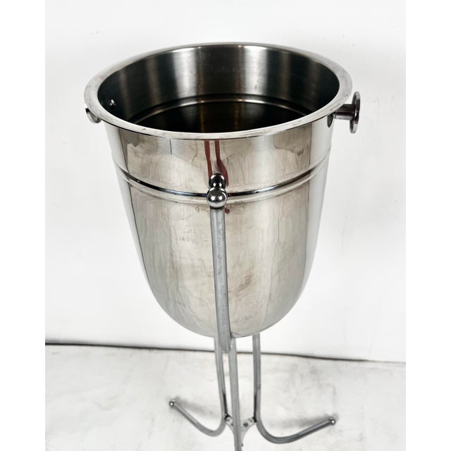 Mid 20th Century Mid 20th Century Champagne Bucket With Stand For Sale - Image 5 of 12