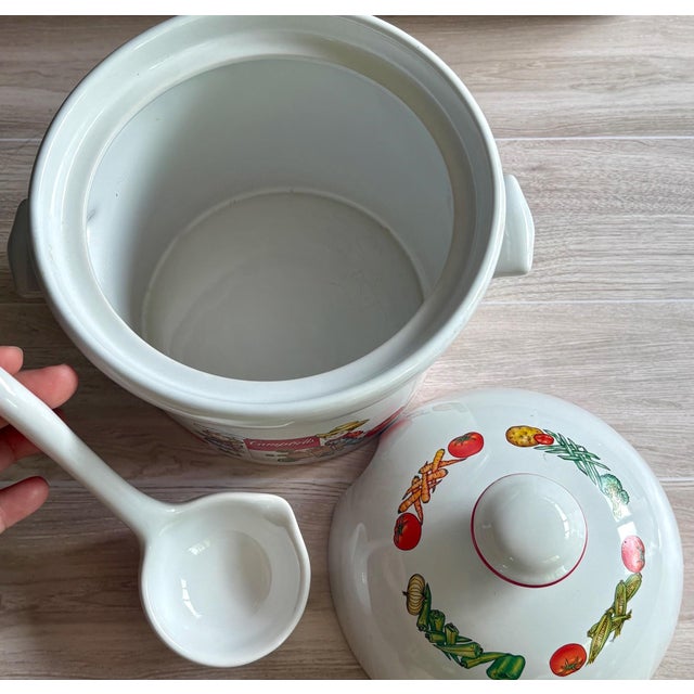 Vintage Campbell's Soup Tureen With Lid & Ladle - By Westwood Ceramic, For Sale In Miami - Image 6 of 10