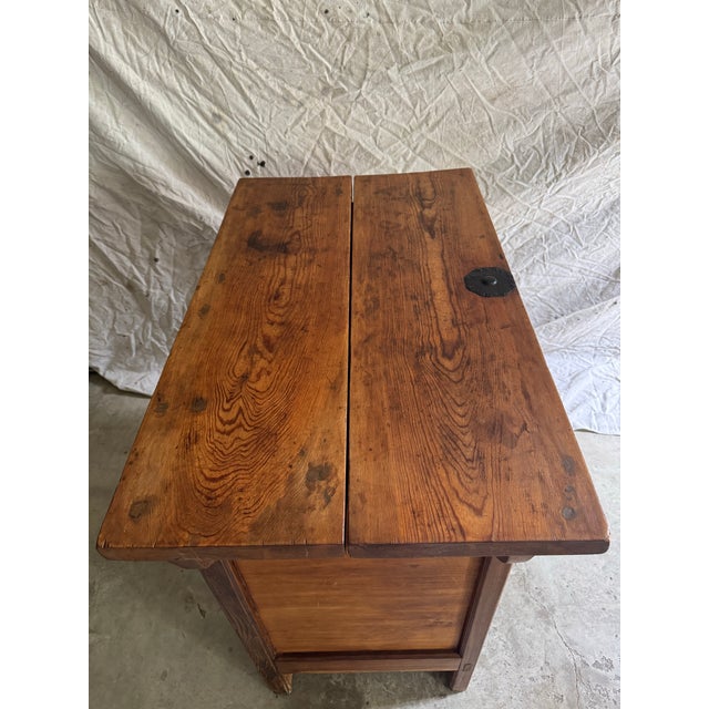 Late 19th Century Late 19th Century Traditional Korean Duiju Rice Chest - Solid Wood and Iron Hardware For Sale - Image 5 of 12
