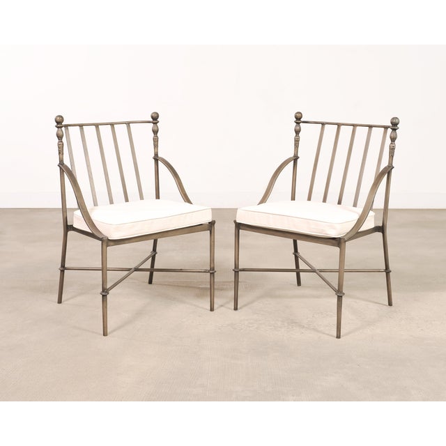 Late 20th Century Set of Four Michael Taylor Montecito Patio Garden Dining Chairs For Sale - Image 5 of 18