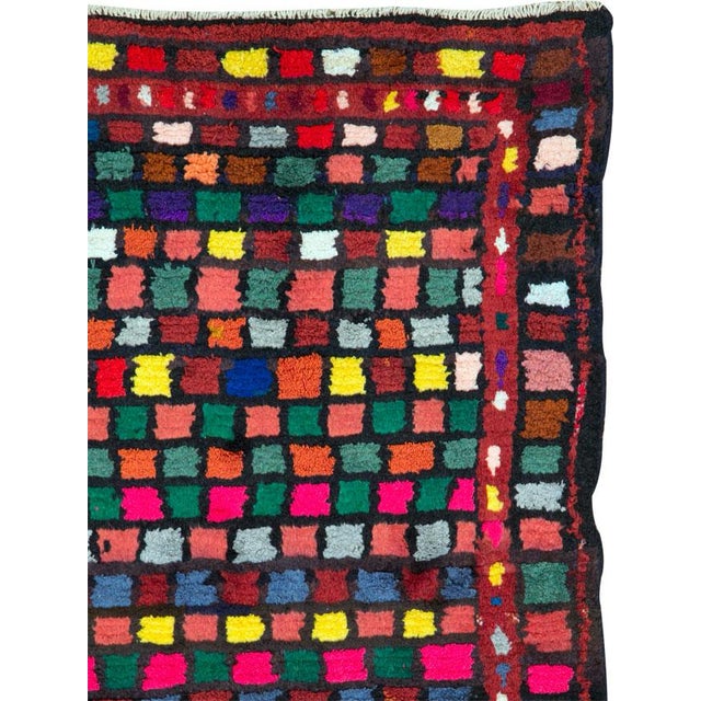 Mid-Century Modern Vintage Persian Mahal Rug – Size: 2' 6" X 5'8" For Sale - Image 3 of 4