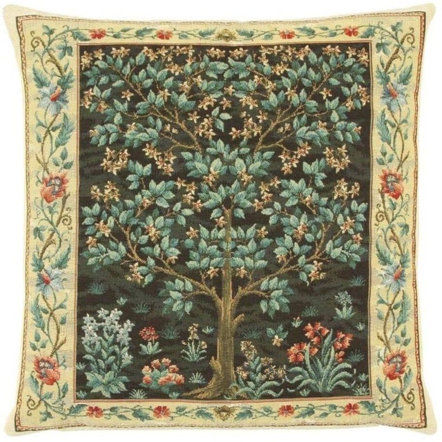This beautiful tapestry cushion is finely woven by skilled weavers on traditional Jacquard Tapestry looms. The tapestry...