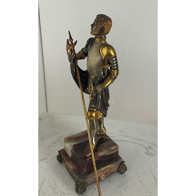 English Knight Figurine attributed to Giuseppe Vasari, 1970 For Sale - Image 10 of 15