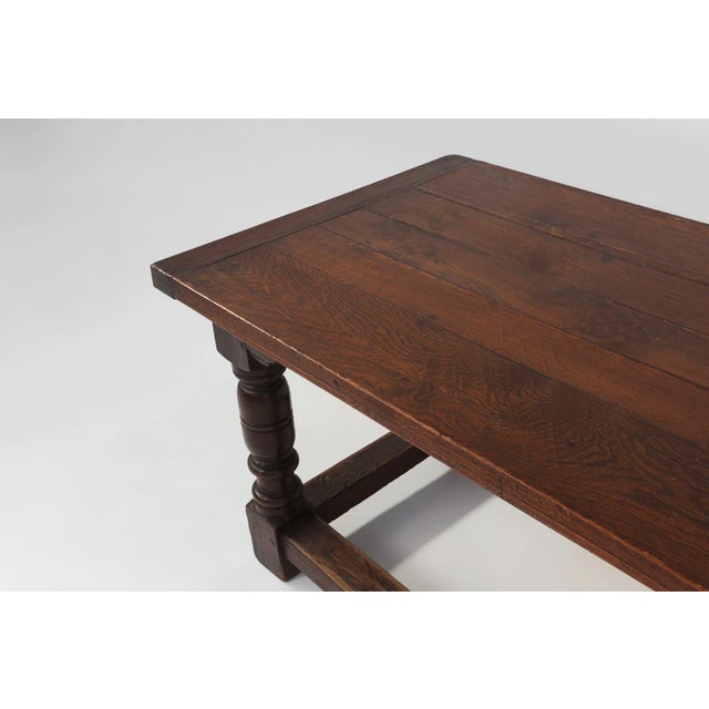 Rustic Antique Oak Table, France, 1850s For Sale - Image 3 of 14
