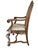 Early 20th Century Pair of Vintage Early 20th Century Louis XV Style Walnut Cane-Back Accent Chairs For Sale - Image 5 of 18