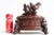 Brown Swiss Oval Jewelry Box in Carved Walnut, 1880 For Sale - Image 8 of 13