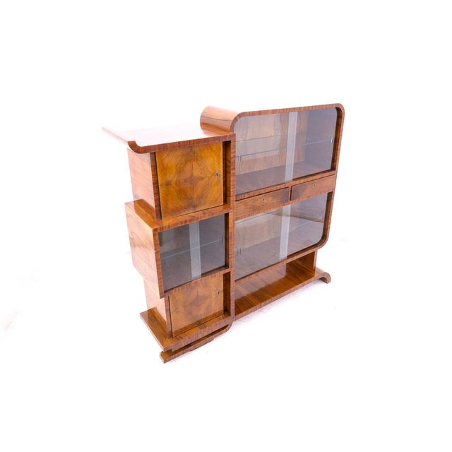 Art Deco Display Cabinet, Poland, 1930s For Sale - Image 3 of 15