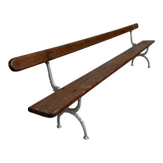19th Century Belgium Park Bench For Sale