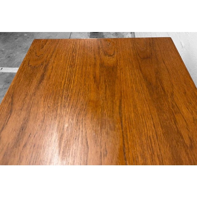 Small Freestanding Writing Desk in Teak, Denmark, 1960s For Sale - Image 9 of 17
