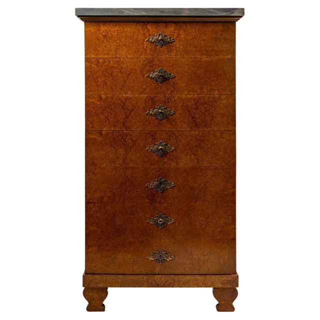 Charles X Style Chest of Drawers, 1930 For Sale - Image 10 of 10