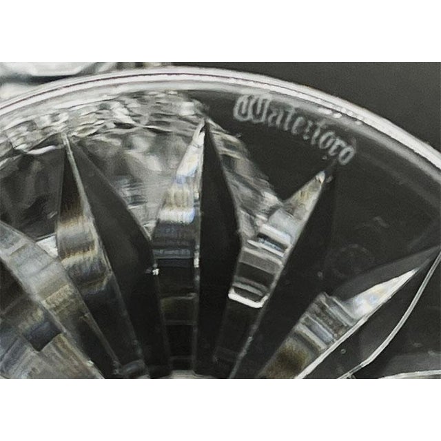 Mid-Century Modern Waterford Tramore Water Goblets Glasses Vintage Crystal - Set of 5 For Sale - Image 3 of 3