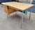 Mid-Century Modern "Trimline" desk by Kem Weber for Heywood Wakefiel. Circa. 1950's. Made of birch and polished chrome...