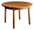 Round Oak Dining Table in the style of Hans Wegner, Denmark, 1960s For Sale