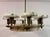 Art Deco Alabaster and Brass 8-Arm Chandelier, 1930s For Sale - Image 14 of 17