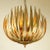 Contemporary Gold Artichoke Ceiling Light, Small For Sale - Image 3 of 6