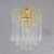 Vintage Rain Chandelier with Drops in Crystal Murano Glass, 2000s For Sale - Image 6 of 12
