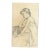 1907 Japanese Portrait of Woman For Sale