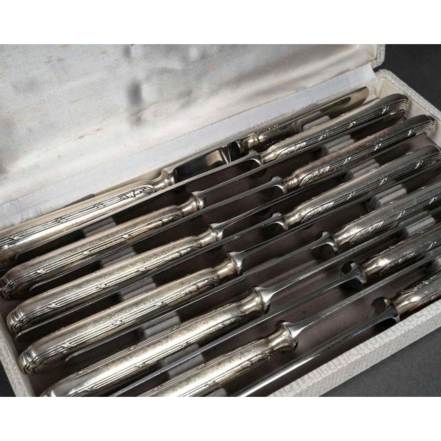 Cutlery Service in Silver Plating from Ercuis, Set of 49 For Sale - Image 10 of 14