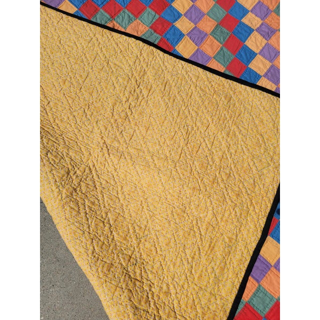 19thc Trip Around the World Quilts For Sale In Los Angeles - Image 6 of 8