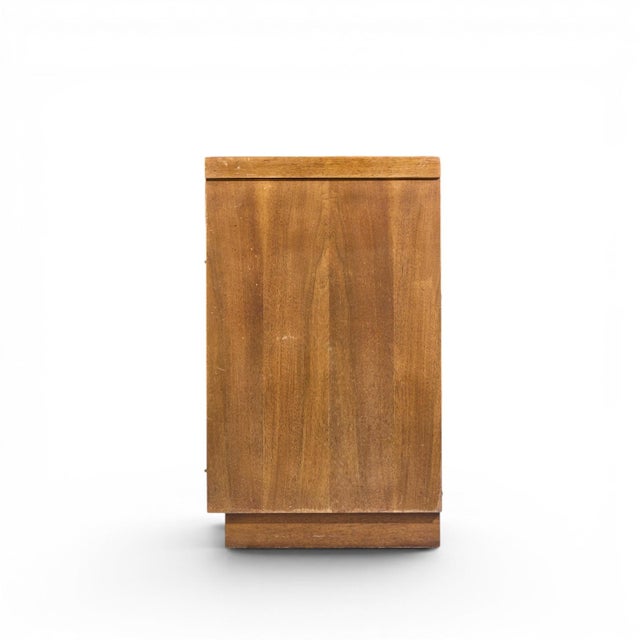 Mid 20th Century John Widdicomb Mid Century Walnut Clover Credenza For Sale - Image 5 of 10