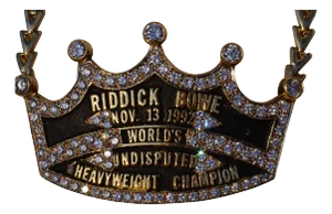 The Boxer: Original Riddick Bowe Undisputed Heavy Weight Champion Boxer Necklace from Riddick Bowe