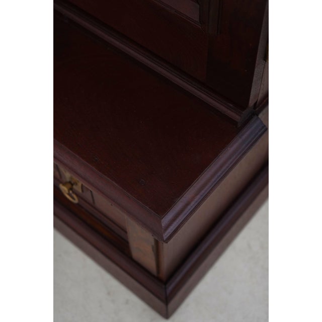 Victorian Restored Walnut 2 Door Bookcase Cabinet For Sale - Image 9 of 18