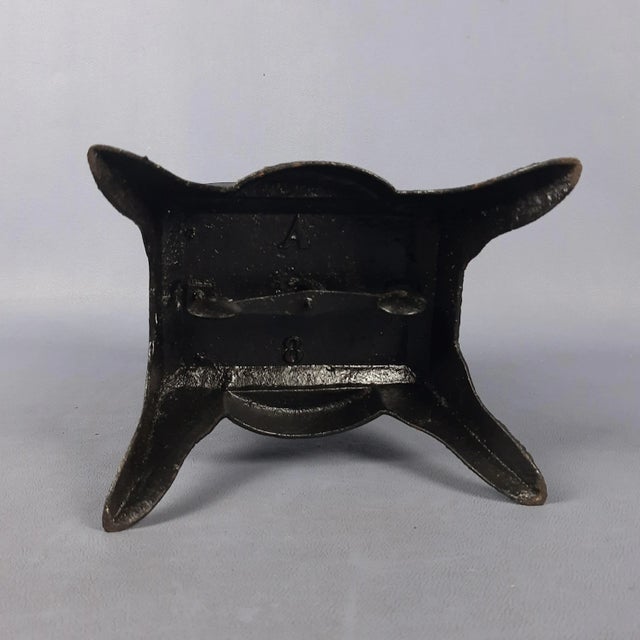 Antique Cast Iron and Brass Hand-Crank Rotisserie, Early 1900s For Sale - Image 9 of 12