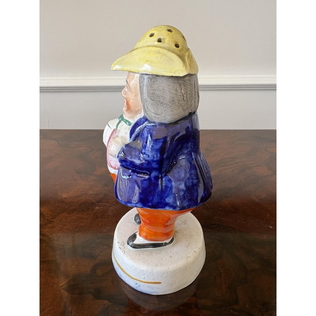 Mid 19th Century Antique Victorian Staffordshire Toby Pepperpot Figure, 1860 For Sale - Image 5 of 9