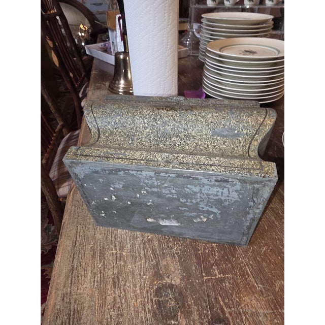 Metal Painted Tole Tea Caddy Box For Sale - Image 7 of 11