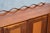 Brown Italian Modern Walnut and Leather Sideboard with Undulating Cornice, 1950s For Sale - Image 8 of 16