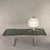 Coffee table - Living room table, with a 1970s Space Age design. Chromed steel frame, smoked green glass top with a unique...